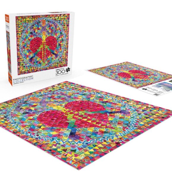 Junkmail Heart puzzle 300 large - Picture 2 of 3